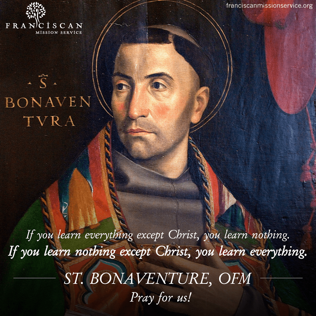 Franciscan Saint of the Day St. Bonaventure, the "Seraphic Doctor