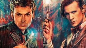 David Tennant and Matt Smith, two of the most recent Doctor