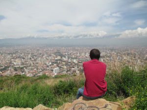 Overlooking Cochabamba.