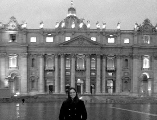 Sarah in St. Peter's Square