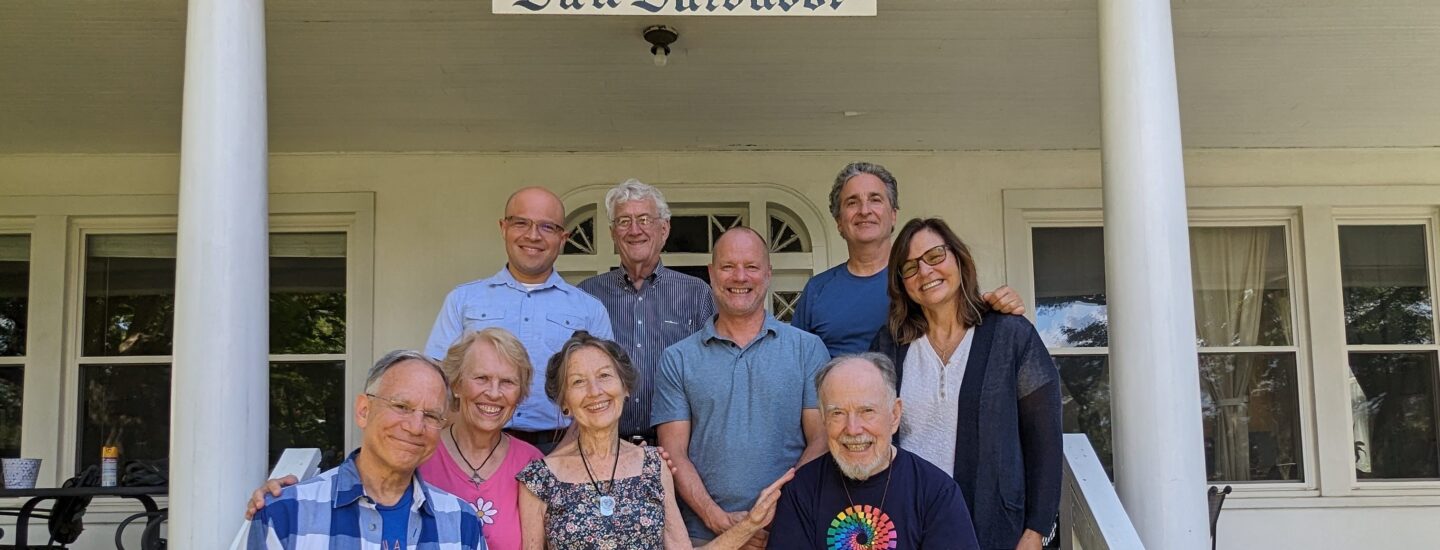 Fellows gather at Casa San Salvador for the opening day retreat.